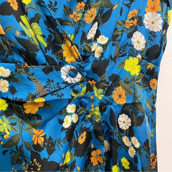 NWT ZARA FLORAL PRINTED MINI DRESS - Picture 5 of 6